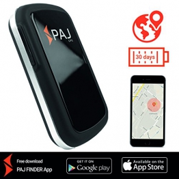 Allround Finder von PAJ GPS Tracker zur Live Ortung von Personen und Fahrzeug KFZ mit bis zu 30 Tagen Akku NEU Gratis SMS App für iOS und Android - SMS-Variante - 1