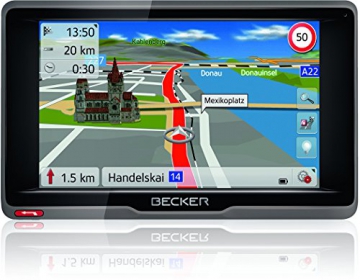 Becker ready.5 CE Navigationsgerät (12,7 cm (5 Zoll) Bildschirm, 20 Länder vorinstalliert,  TMC, inkl. MagClick Aktivhalter, SituationScan) - 1