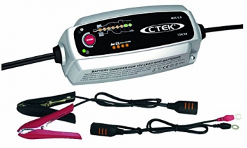 CTEK MXS 5.0 Batterieladegerät Mit Automatischer Temperaturkompensation, 12V 5.0 Amp (EU Stecker) - 1