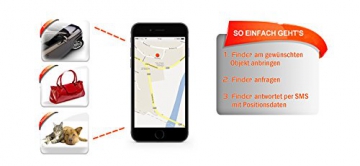 GPS-Tracker-Sender EASY Finder von PAJ zur Diebstahlsicherung und Ortung, Peilsender als Demenz-Tracker, Car-Tracker, für Katzen uvm. - 4
