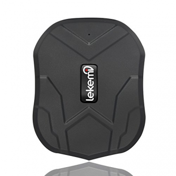 LEKEMI GPS Tracker Fahrzeug-Tracker mit einem starken Magnet, einer 5.000 mAh Batterie und kostenlosen Apps - 1