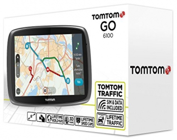 TomTom Go 6100 World Navigationssystem (15 cm (6 Zoll) kapazitives Touch Display, Magnethalterung, Sprachsteuerung, mit Traffic/Lifetime Weltkarten) - 5